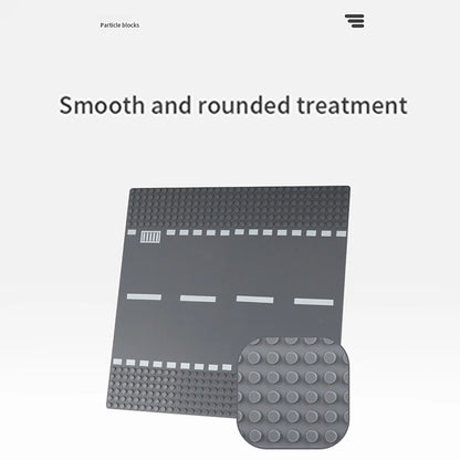 Building Block Base Plates – City Road Construction Set