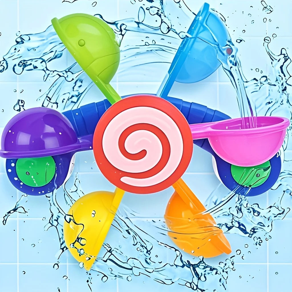 Spinning Bath Toy – Baby Water Windmill Sensory Play