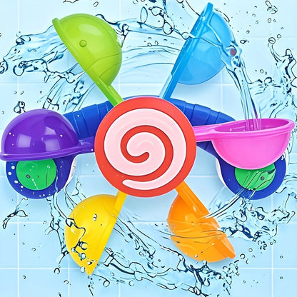 Spinning Bath Toy – Baby Water Windmill Sensory Play