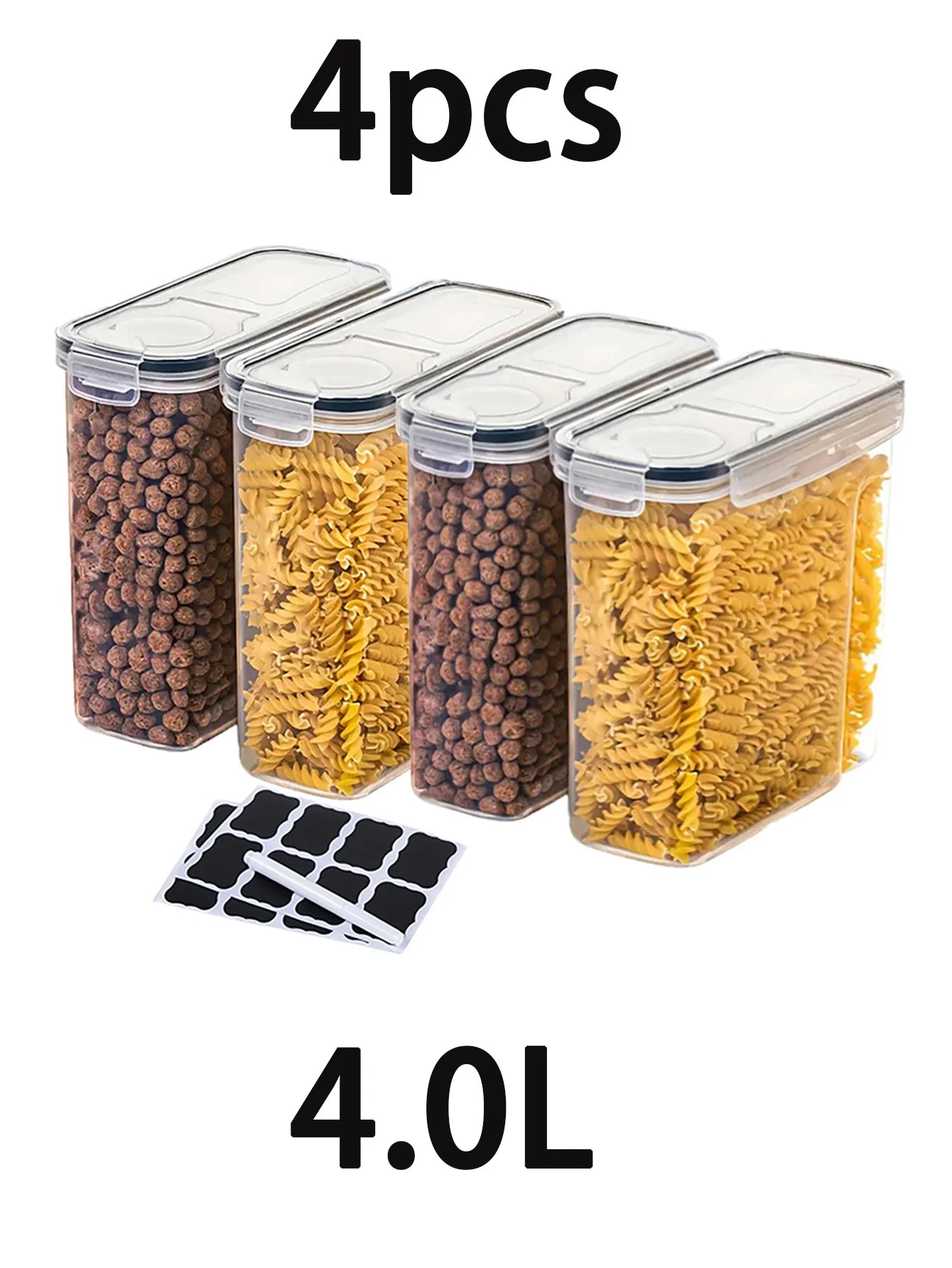 Food Storage Containers With Lids | Pantry Set