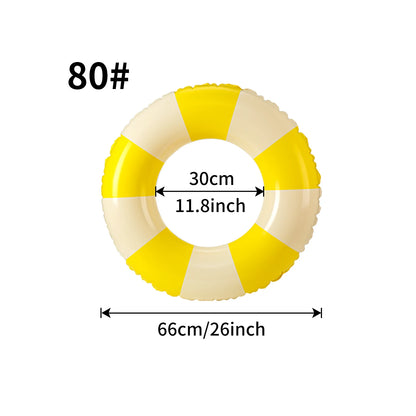 Inflatable Swimming Ring Macaron Pool Float for Summer Pool Parties