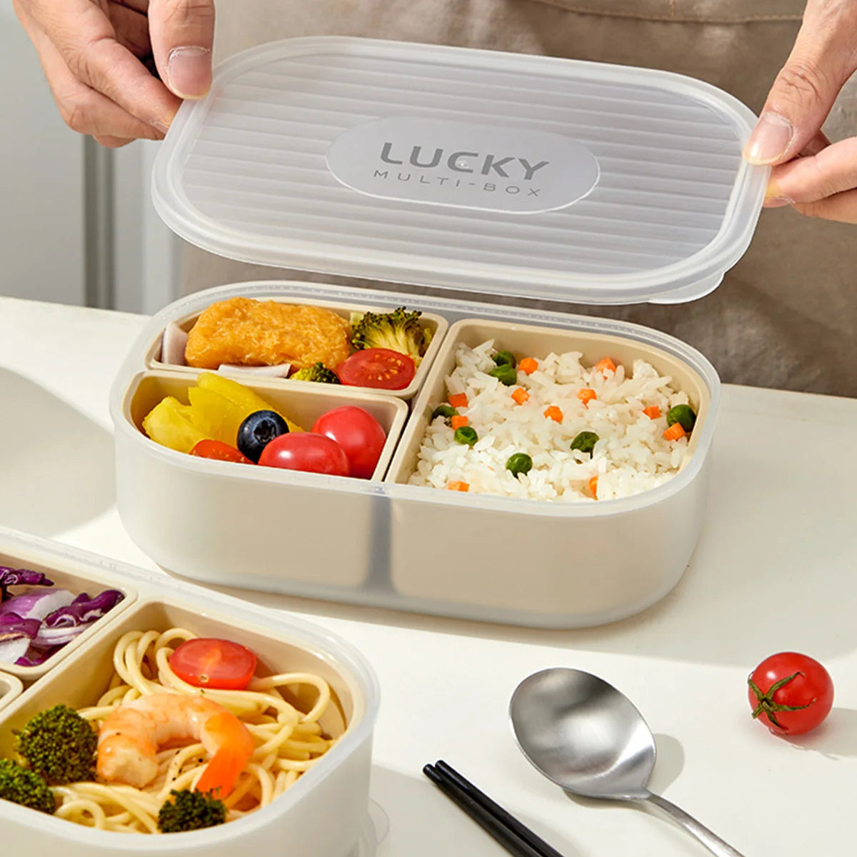 3 Compartment Bento Box