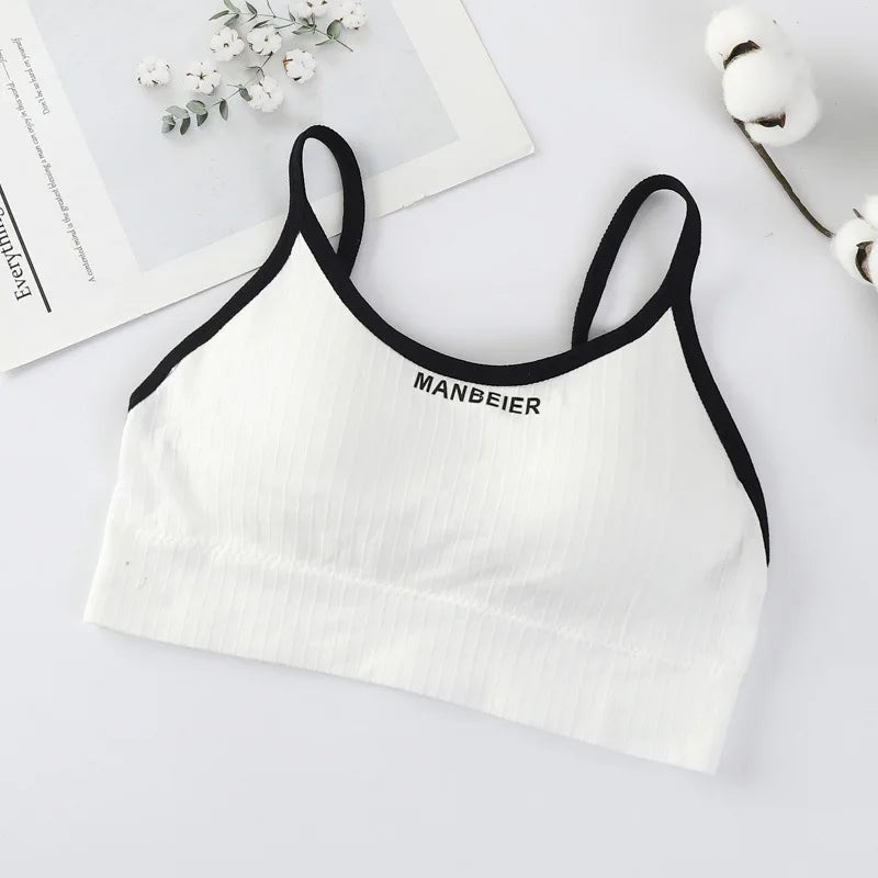 Women’s Sports Bra – Cotton Crop Top for Gym & Everyday Comfort