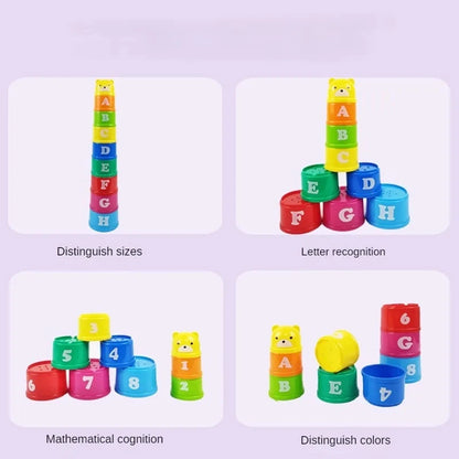 Kids Stacking Game – Brain Response Cup Competition Toy
