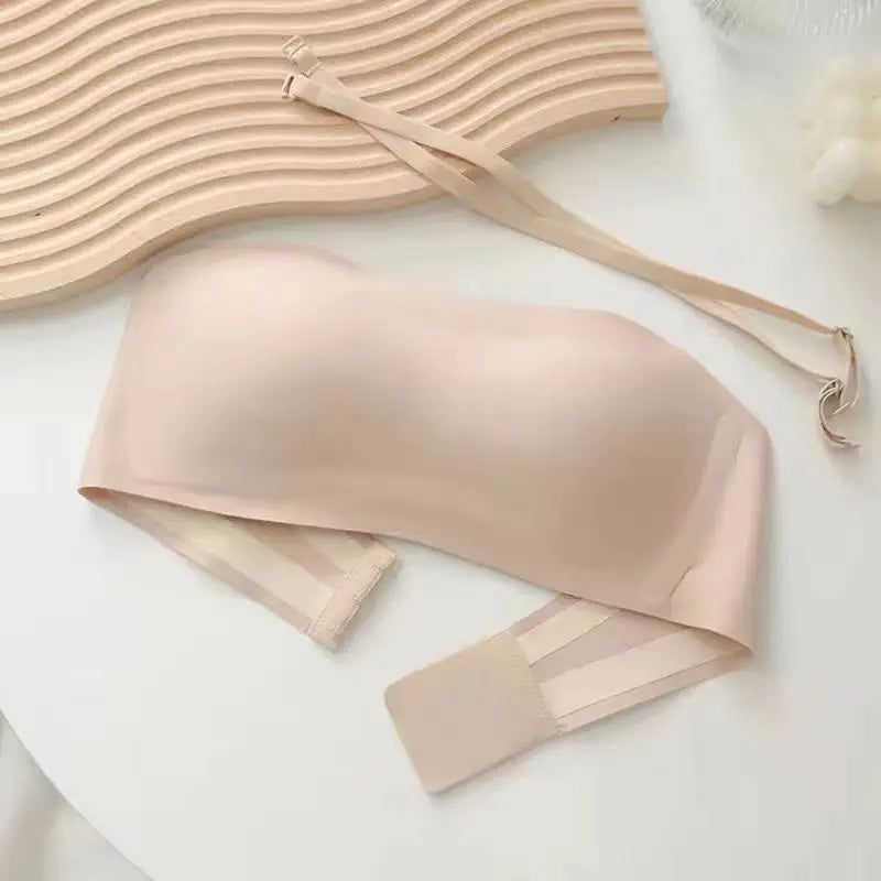 Strapless Bralette for Women – Seamless Invisible Wireless Bra