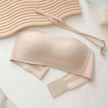 Strapless Bralette for Women – Seamless Invisible Wireless Bra
