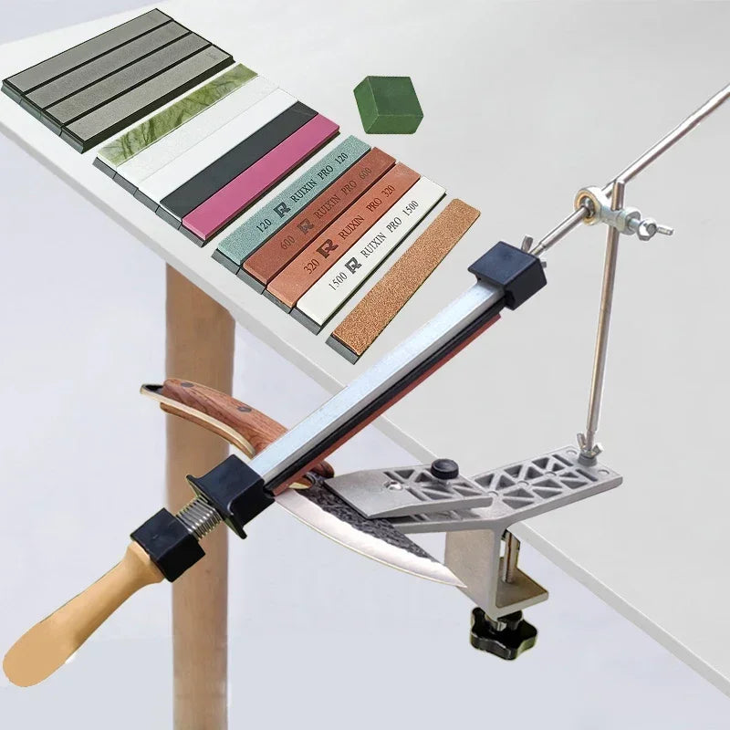Knife Sharpener Fixed Angle Diamond Sharpening Stone for Kitchen Knives