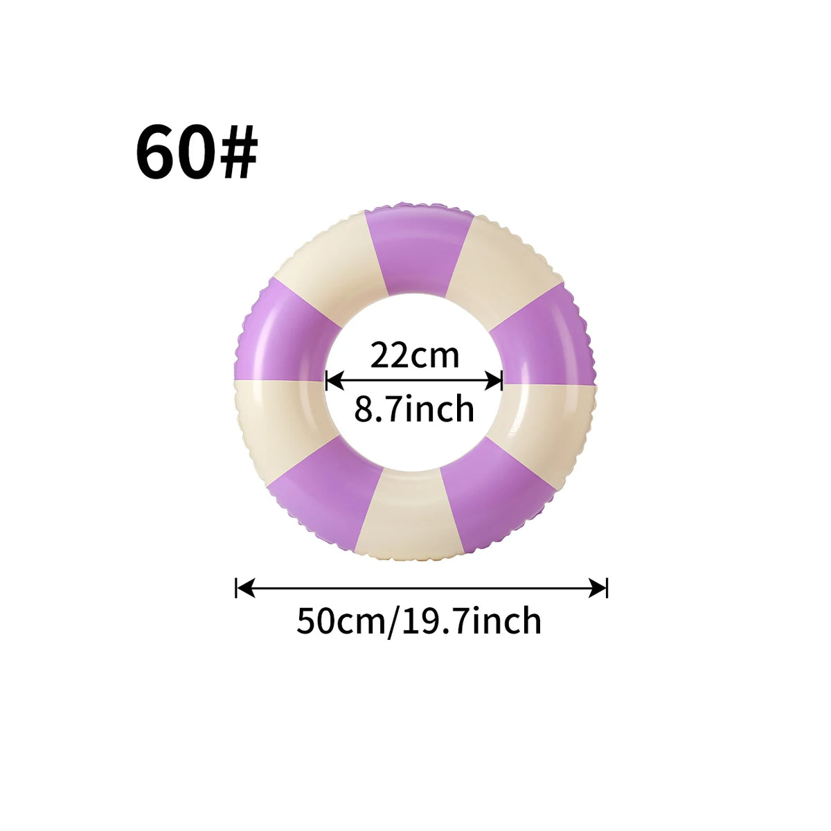 Inflatable Swimming Ring Macaron Pool Float for Summer Pool Parties