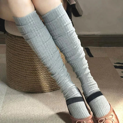Striped Calf Socks – Women’s Cotton Polyester Fashion Socks