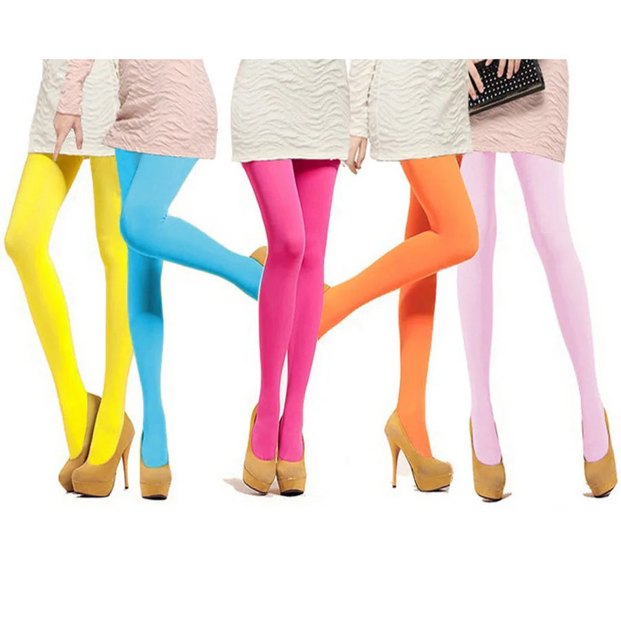 Warm Tights for Women – Seamless Stretch Pantyhose