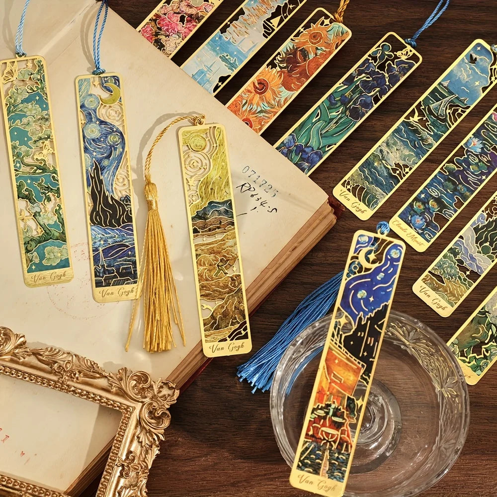 Metal Bookmarks – Vintage Tassel Bookmark for Book Lovers