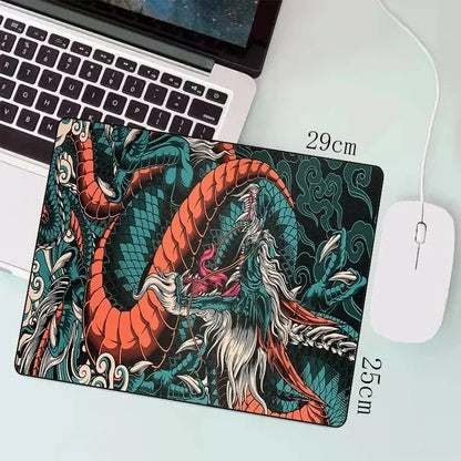 Gaming Mouse Pad – Dragon Theme Speed Desk Mat for Keyboard