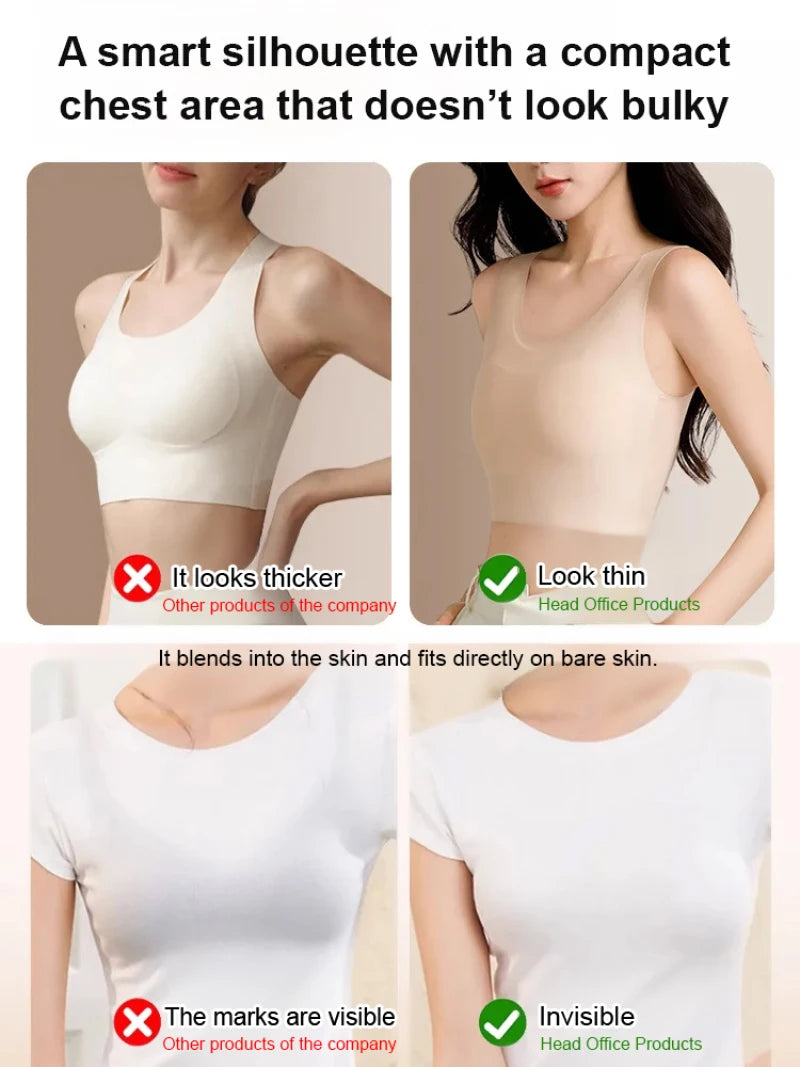 Wire Free Bra for Women – Thin Cup Everyday Support