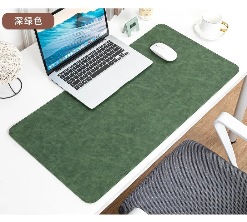 Desk Pad – Waterproof PU Leather Mouse Mat for Keyboard & Laptop