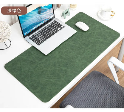 Desk Pad – Waterproof PU Leather Mouse Mat for Keyboard & Laptop