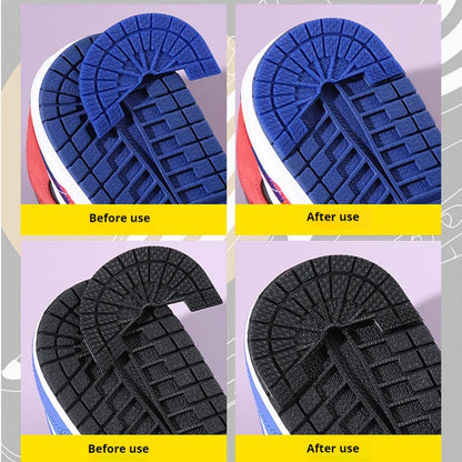 Self-Adhesive Shoe Sole Stickers – Non-Slip Rubber Heel Pads