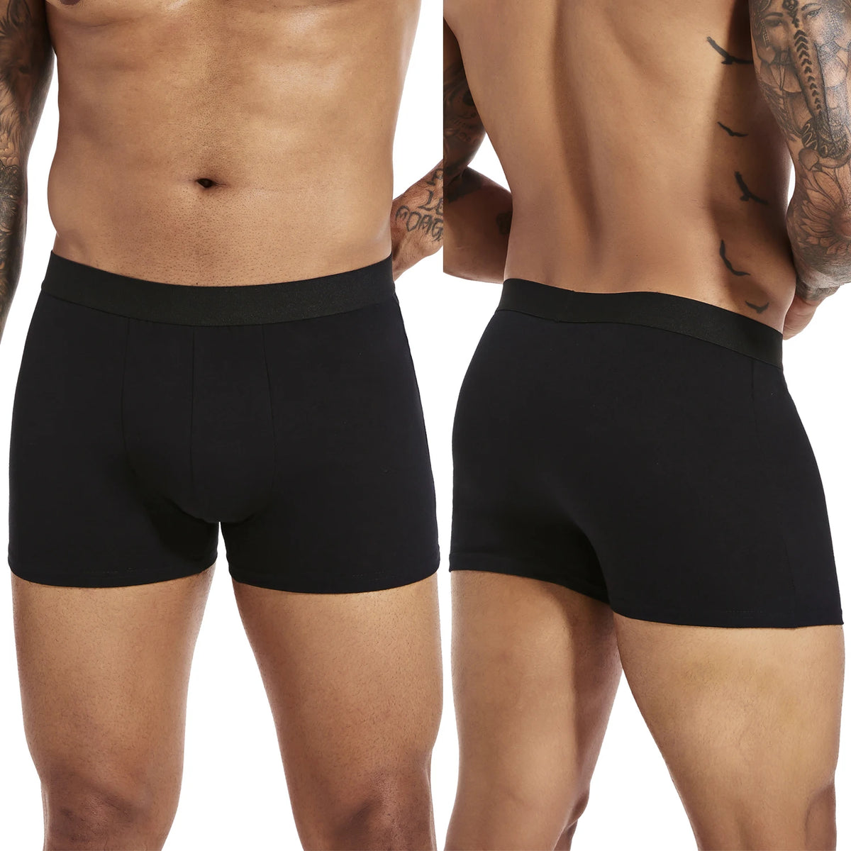 Men’s Boxer Shorts 6 Pack – Soft Cotton Stretch Underwear