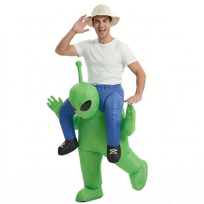 Inflatable Alien Costume for Children, Alien Costume for Adults, Funny Party Costume, Halloween and Carnival Performance Costume