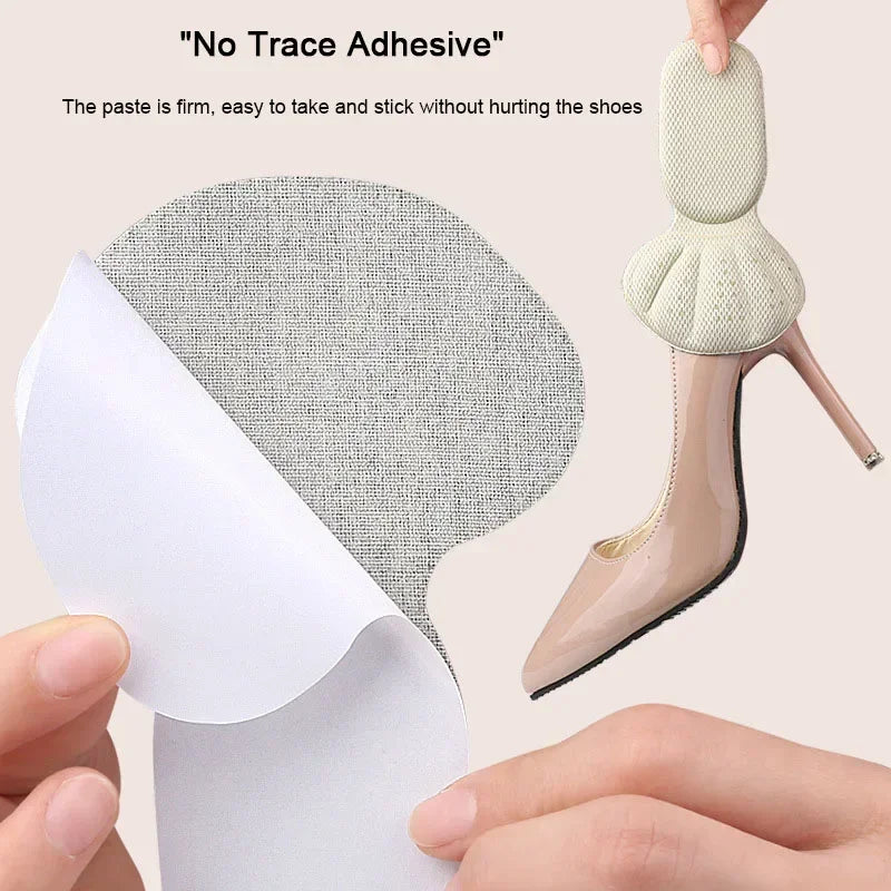 Heel Protector Pads – T-Shaped Non-Slip Shoe Heel Grips