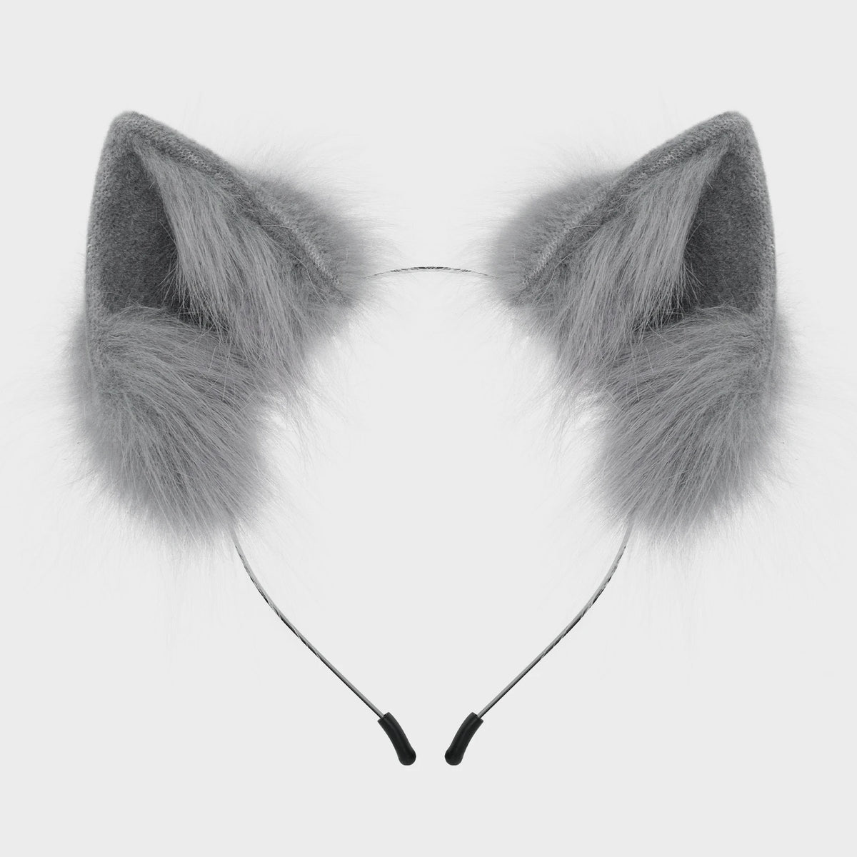 Handmade Faux Fur Animal Ears Headband Furry Cat Fox Ear Hairhoop Headwear Costume Accessory for Cosplay Masquerade