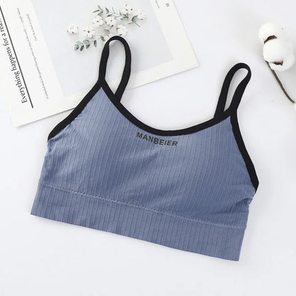 Women’s Sports Bra – Cotton Crop Top for Gym & Everyday Comfort