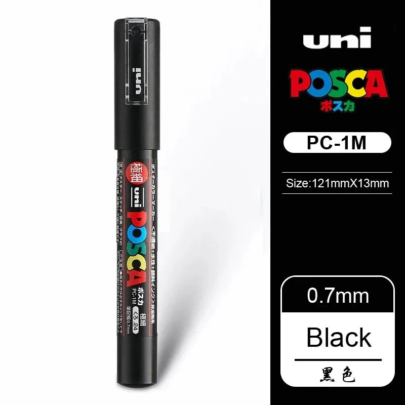 Acrylic Paint Markers – Permanent Art Pens for Rock, Glass & Fabric