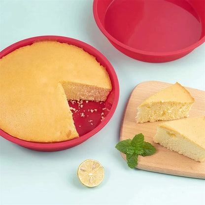 Silicone Cake Mold Round Nonstick Reusable Baking Pan