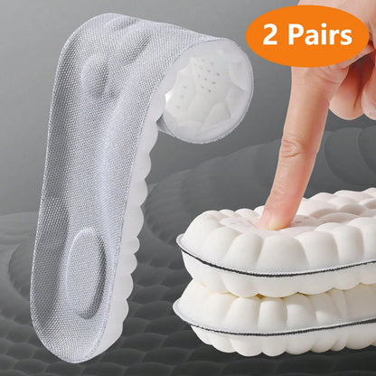 Sports Insoles Latex Cushion Arch Support Shock Absorbing Inserts