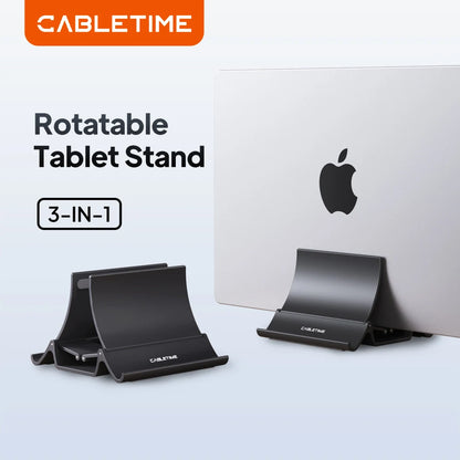Vertical Laptop Stand Automatic Adjustable Space Saving Holder