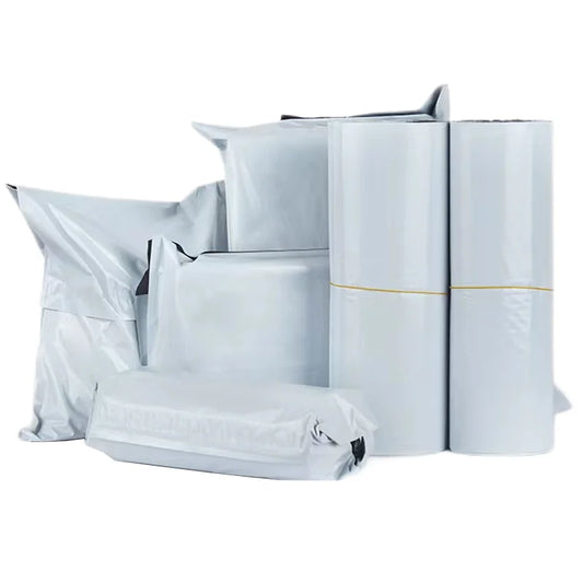 White Poly Mailer Bags – Self-Adhesive Shipping Envelopes 50 Pack