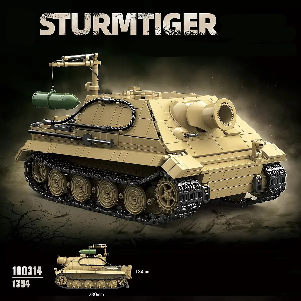 Tank Building Blocks Set