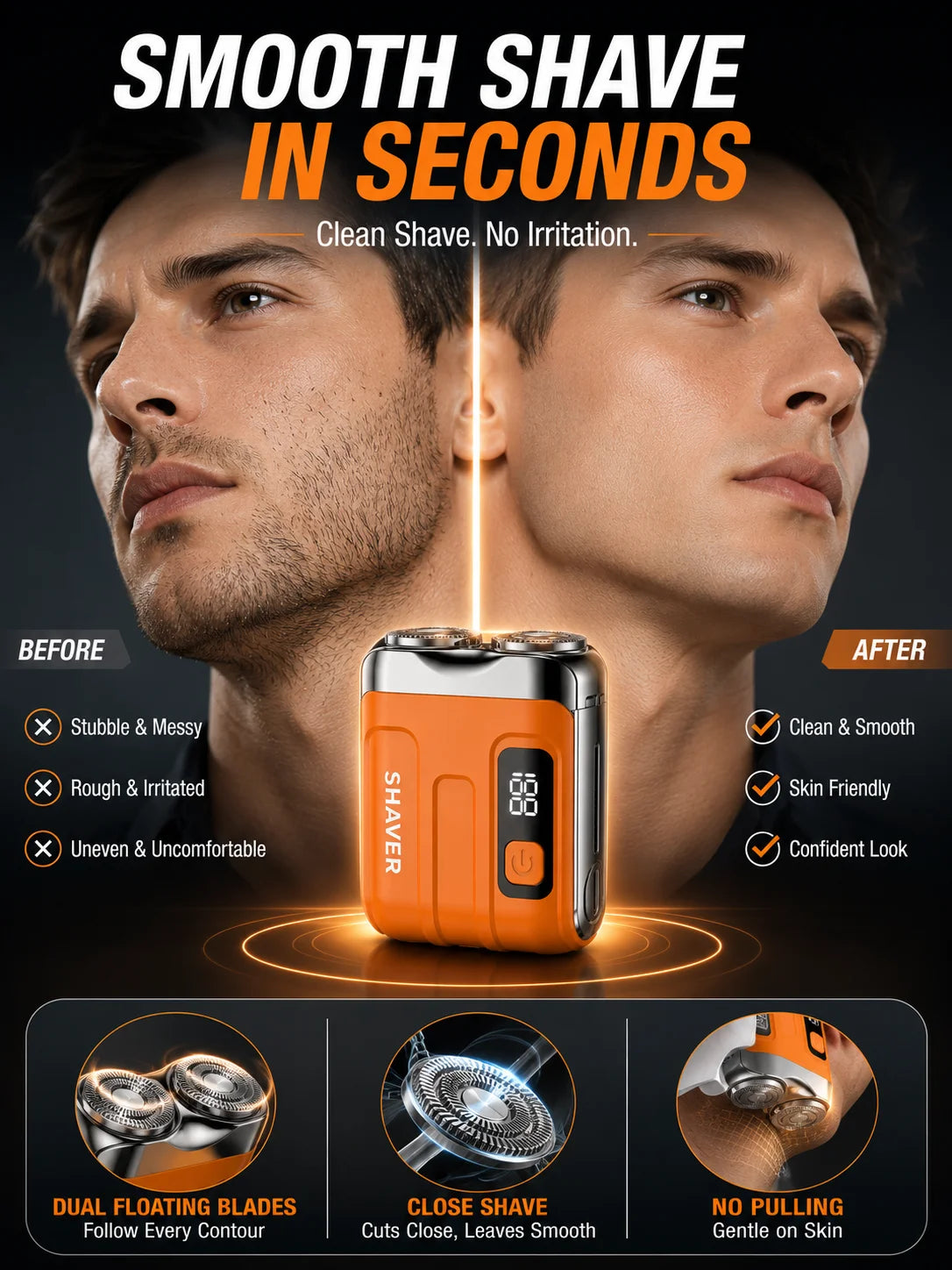 Electric Shaver for Men