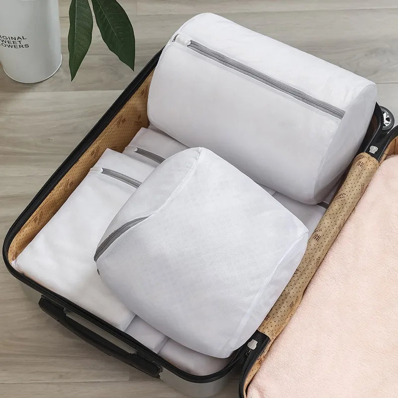 Shoe Washing Bag Mesh Laundry Bag for Sneakers with Zipper
