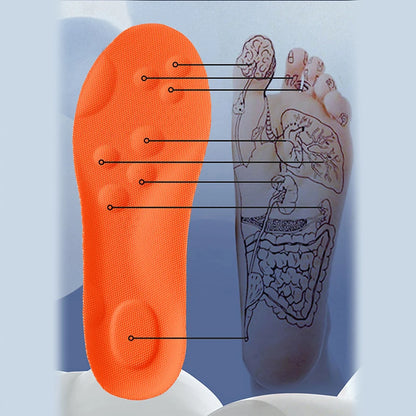 Sports Insoles Latex Cushion Arch Support Shock Absorbing Inserts