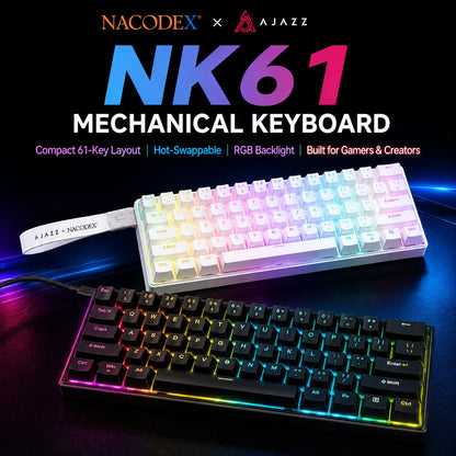 60% Mechanical Keyboard 61-Key RGB