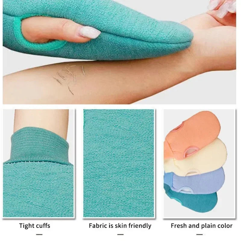Exfoliating Shower Gloves Body Scrub Mitt for Bath & Spa