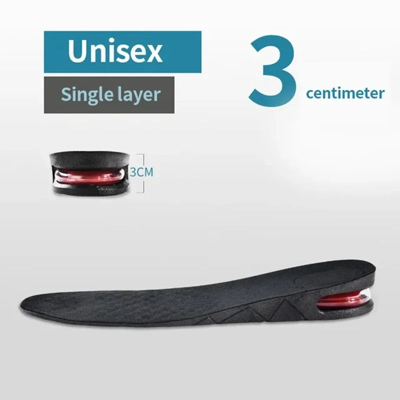 Height Increase Insoles Adjustable 3–9cm Heel Lift Shoe Inserts