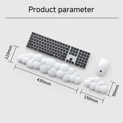 Ergonomic Mouse Pad with Wrist Rest – Cloud Desk Pad