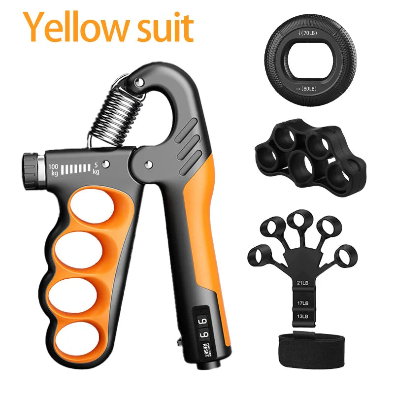 Adjustable Hand Grip Strengthener 5-100kg for Finger & Wrist Training