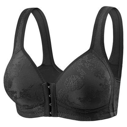 Wireless Front Closure Bra – Full Coverage Wire-Free Support