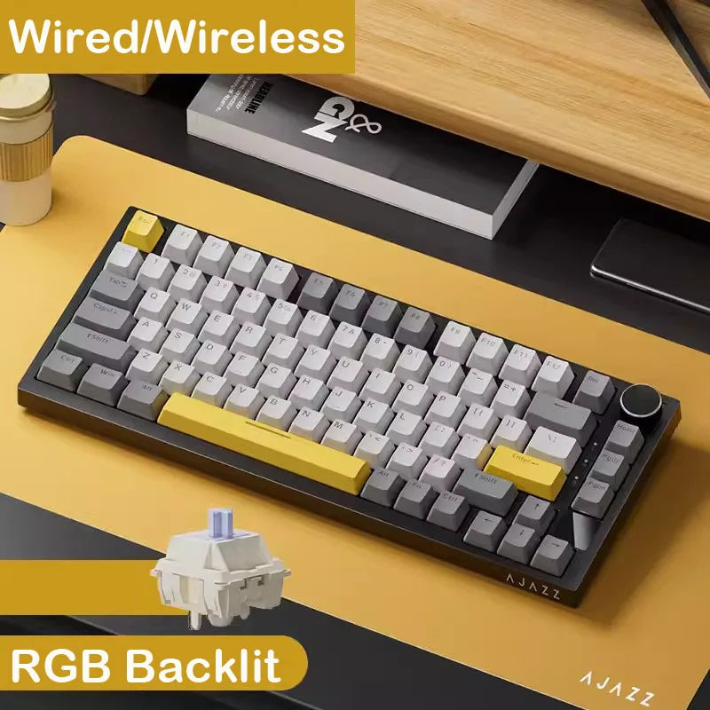 Wireless Mechanical Keyboard 82-Key RGB
