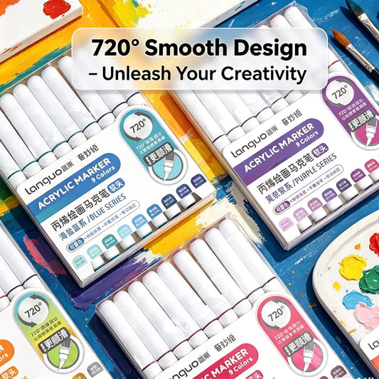 Acrylic Paint Markers Set