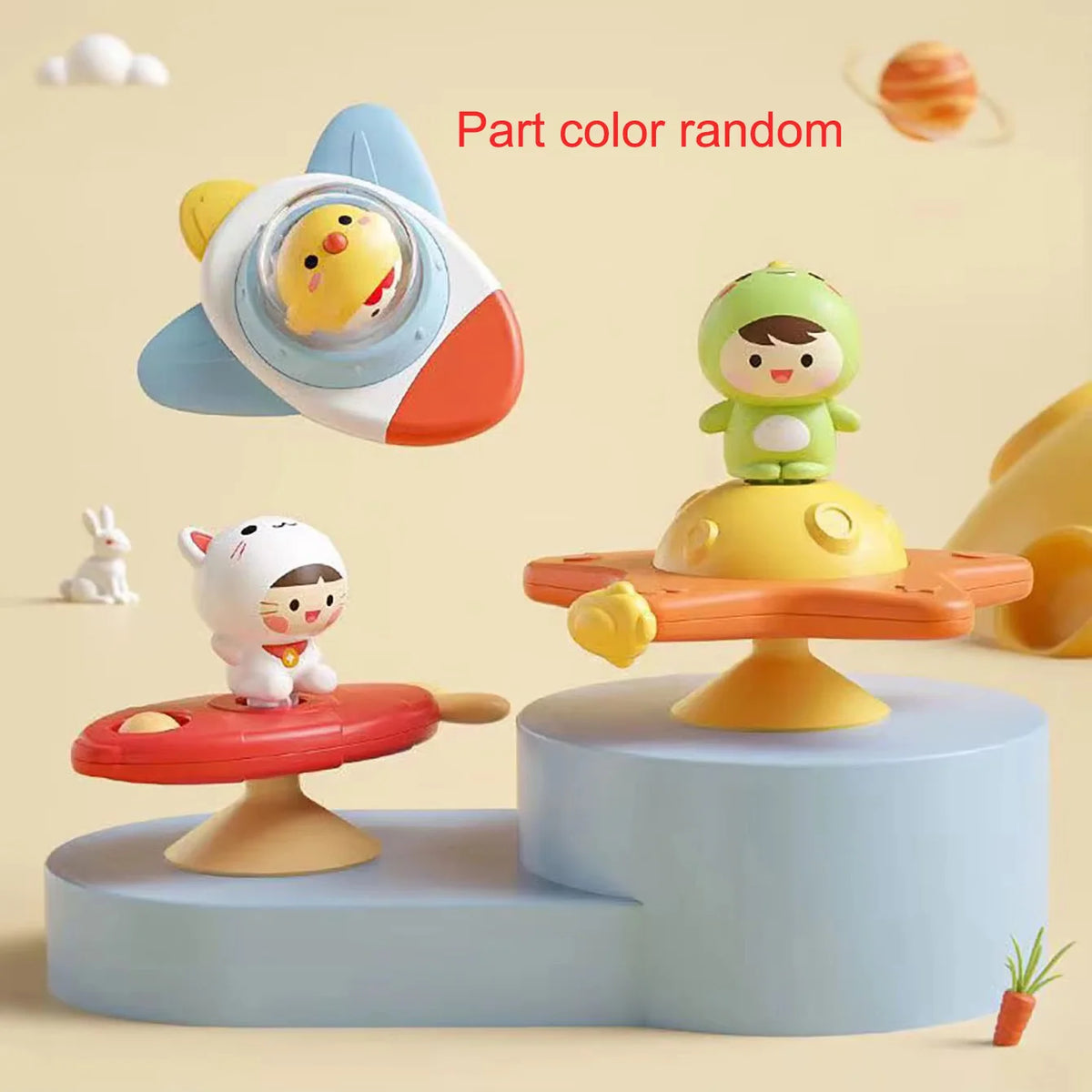 Baby Bath Spinner Toy – Suction Cup Sensory Bath Toy