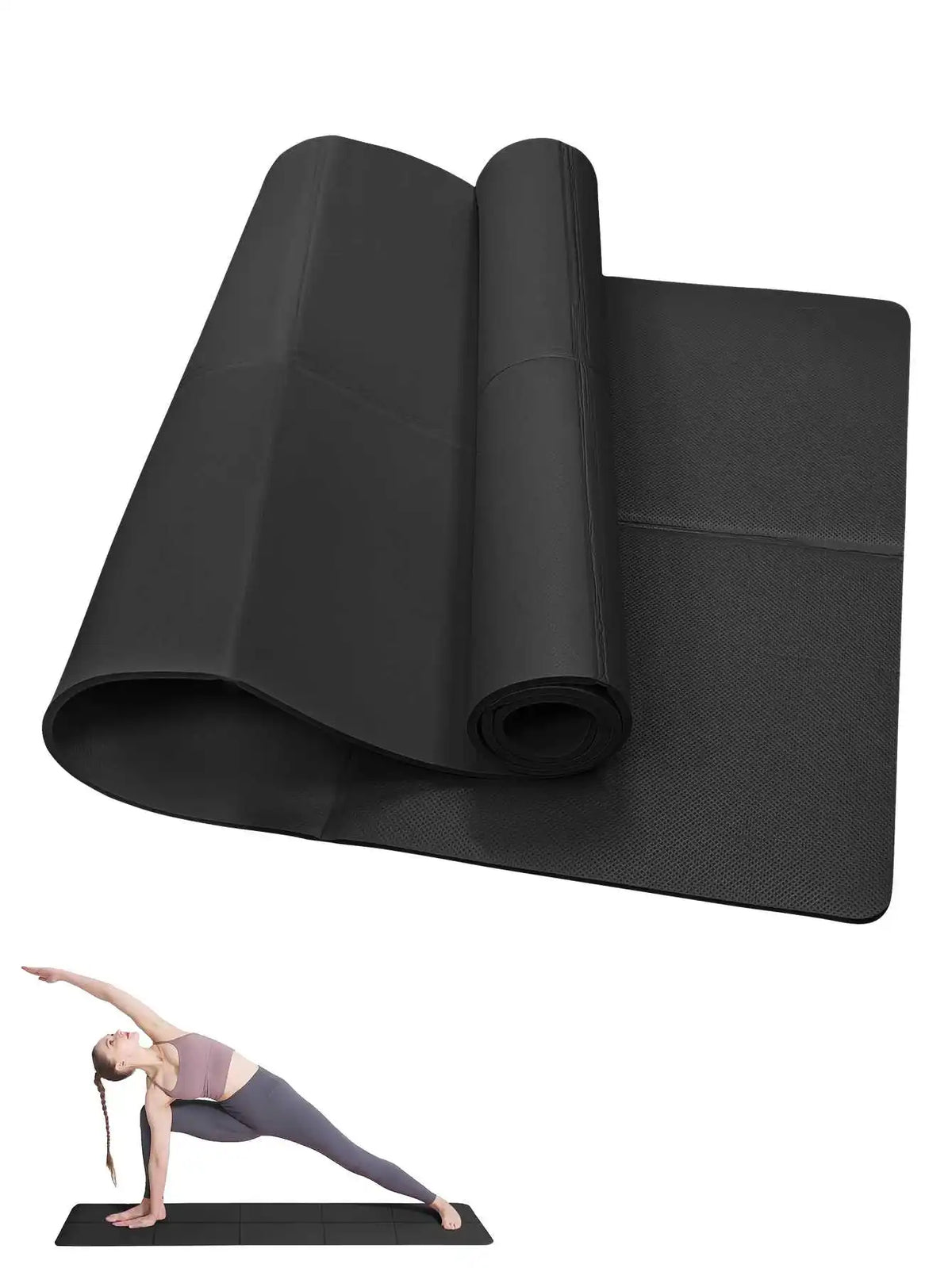 Non Slip Yoga Mat for Pilates, Fitness & Home Workouts