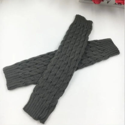 Women's Leg Warmers Knit Winter Leg Warmer Socks 40cm