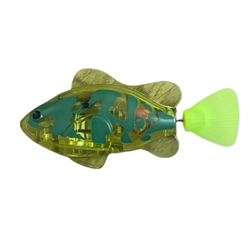 Swimming Fish Bath Toy Light Up Electric Water Toy for Kids