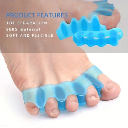 Toe Separators Silicone Reusable Toe Spacers for Feet