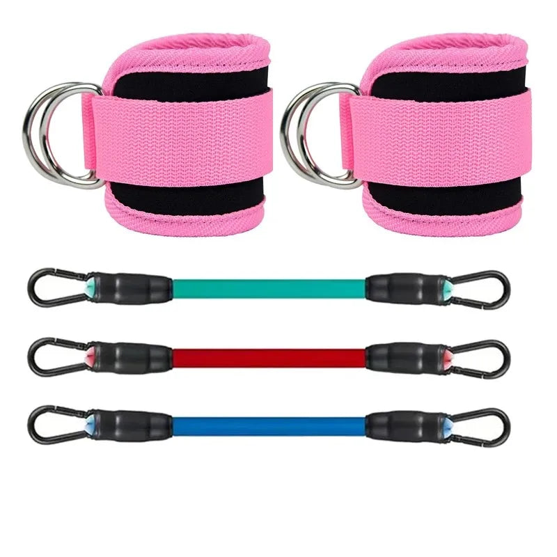 Ankle Straps for Resistance Bands – Glute & Leg Workout