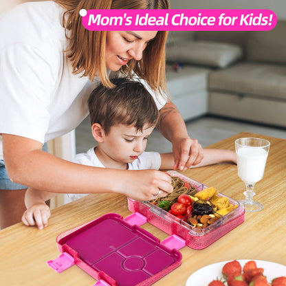 Portable Lunch Box, Leakproof Bento Box for School & Office