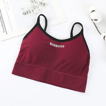 Women’s Sports Bra – Cotton Crop Top for Gym & Everyday Comfort